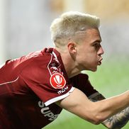 Claudiu Petrila, gol în Rapid - Unirea Slobozia. FOTO: Cristi Preda (GSP.ro)