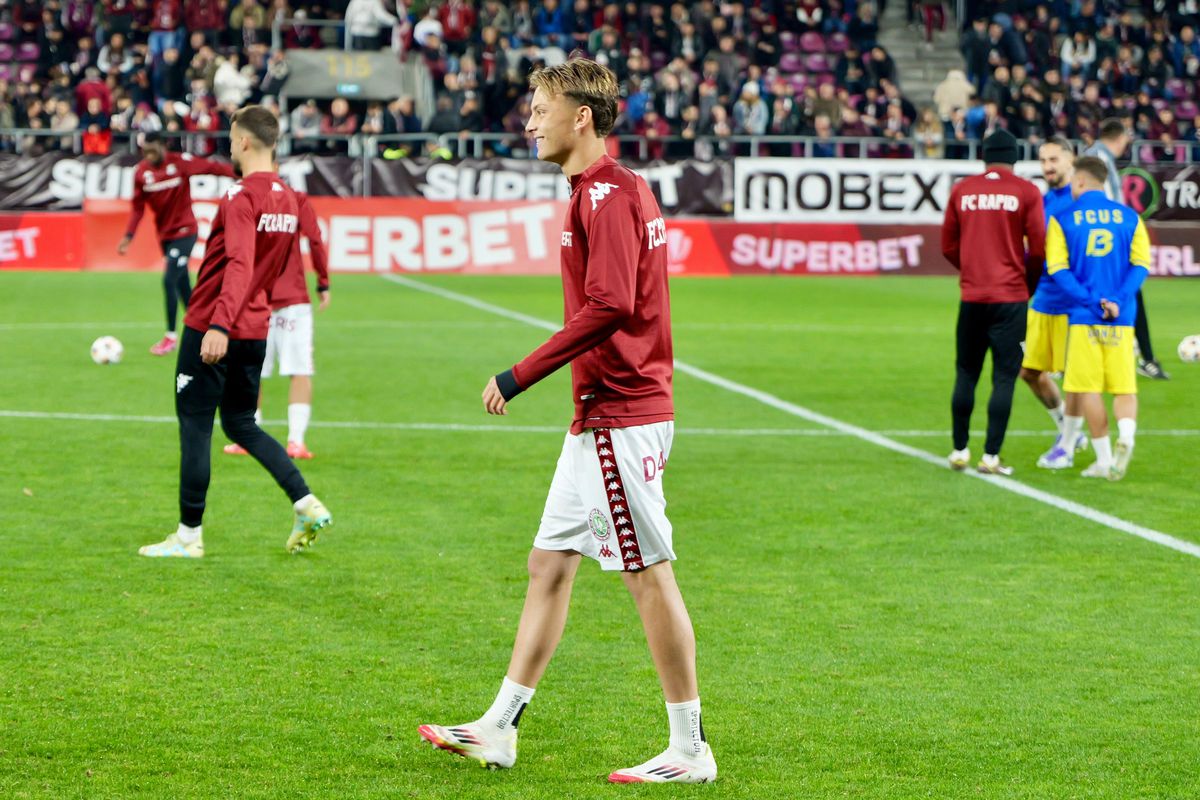 Rapid - Slobozia, imagini înaintea partidei din Giulești