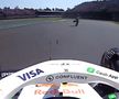 Incident la pista la Marele Premiu al Mexicului