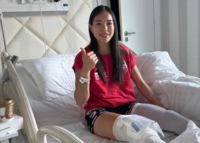 Vedeta Gloriei Bistrița, operată cu succes, după ce și-a rupt ligamentul încrucișat anterior al genunchiului drept