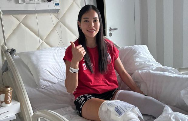 Vedeta Gloriei Bistrița, operată cu succes, după ce și-a rupt ligamentul încrucișat anterior al genunchiului drept