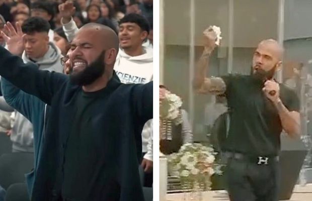 Imagini uluitoare: Dani Alves a devenit predicator evanghelic după ce a scăpat de închisoare pentru viol