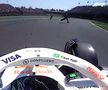 Incident la pista la Marele Premiu al Mexicului