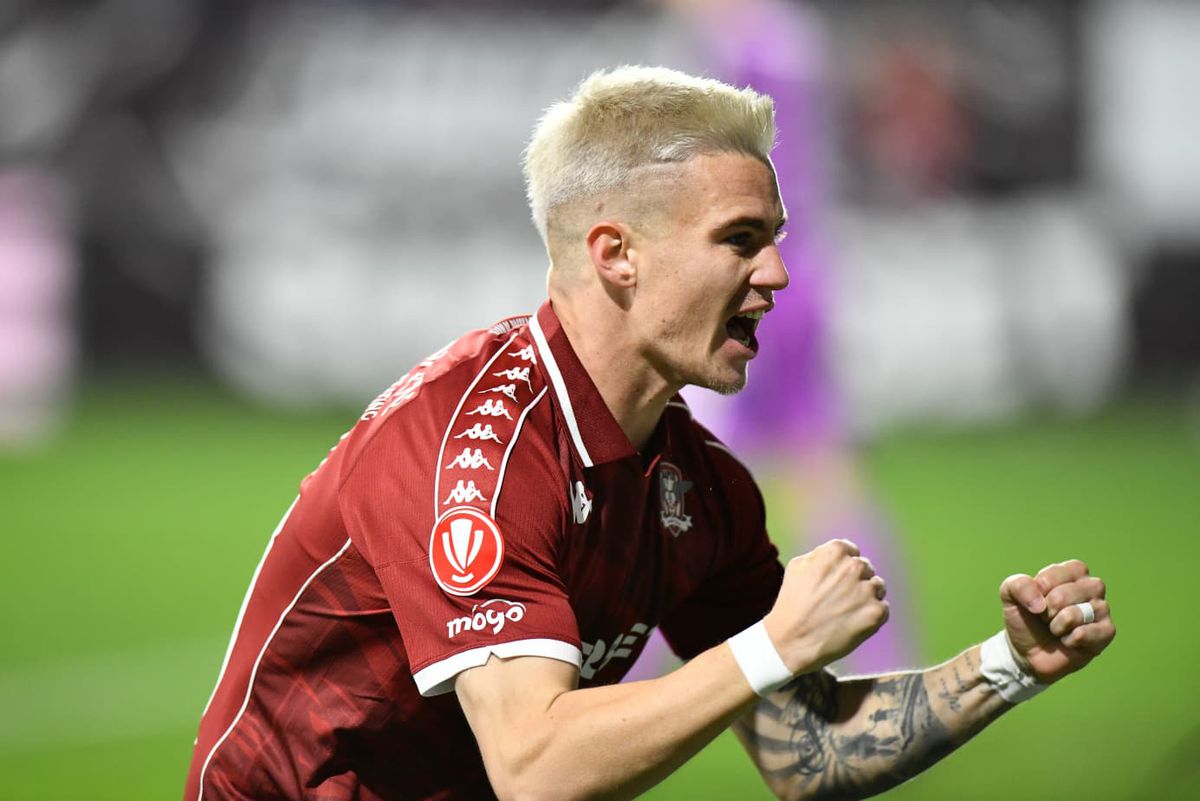 Claudiu Petrila, gol în Rapid - Unirea Slobozia