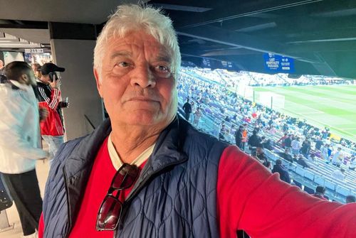 Ioan Andone, la Real Madrid - Barcelona / Foto Instagram @Ioan Andone