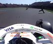 Incident la pista la Marele Premiu al Mexicului