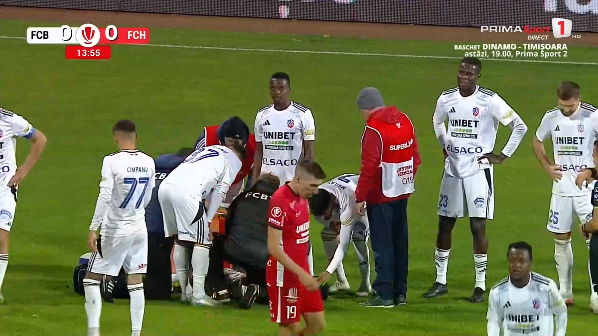 Narcis Ilaș s-a accidentat în FC Botoșani - Hermannstadt