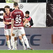 Rareș Pop, gol în Rapid - Unirea Slobozia. FOTO: GSP.ro