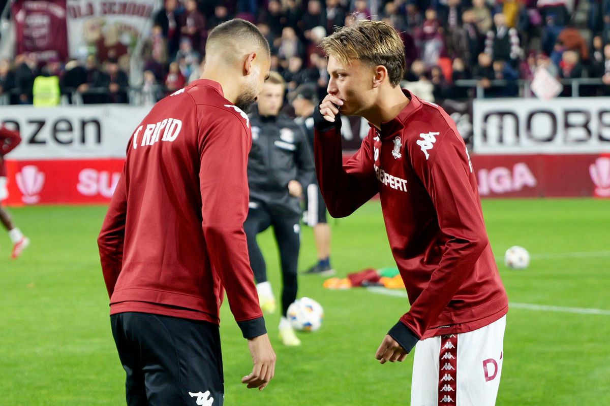 Rapid - Slobozia, imagini înaintea partidei din Giulești