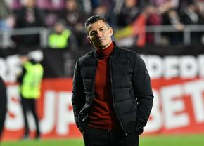 Ce s-a întâmplat pe gazon, imediat după Rapid - Unirea Slobozia » Giuleștenii s-au „bucurat” cu trivialități la adresa lui Rădoi și a FCSB: gestul lui Costel Gâlcă a fost elocvent