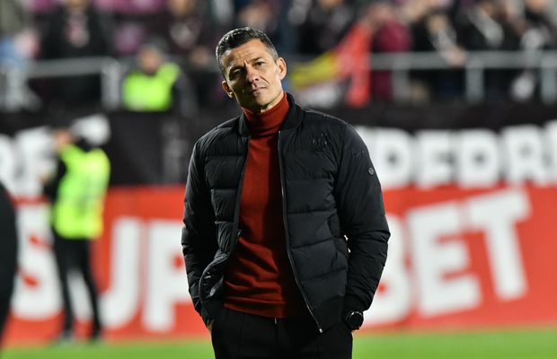 Ce s-a întâmplat pe gazon, imediat după Rapid - Unirea Slobozia » Giuleștenii s-au „bucurat” cu trivialități la adresa lui Rădoi și a FCSB: gestul lui Costel Gâlcă a fost elocvent