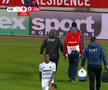 Narcis Ilaș s-a accidentat în FC Botoșani - Hermannstadt. FOTO: captură Prima Sport