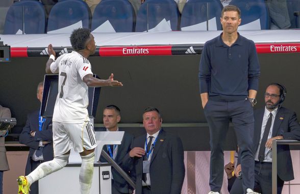 Vinicius a amenințat în drum spre vestiare: „Plec!” » L-a înjurat pe Xabi Alonso!