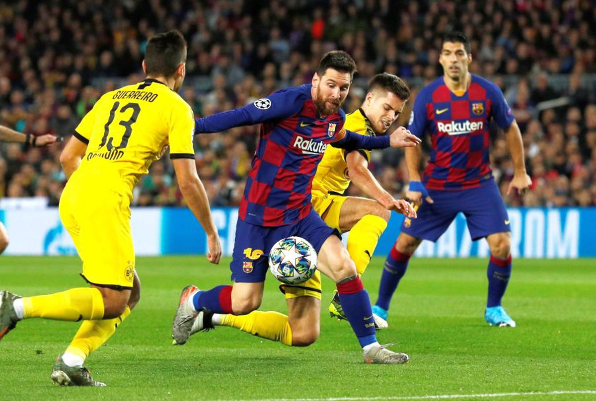 CHAMPIONS LEAGUE // VIDEO + FOTO Leo Messi, show contra Borussiei! Hagi a jucat doar 10 minute + Slavia lui Stanciu, învinsă de Inter » Cei doi români, OUT din Europa! Toate rezultatele serii