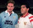 Gascoigne și Maradona. Sursă foto: argentina.as.com