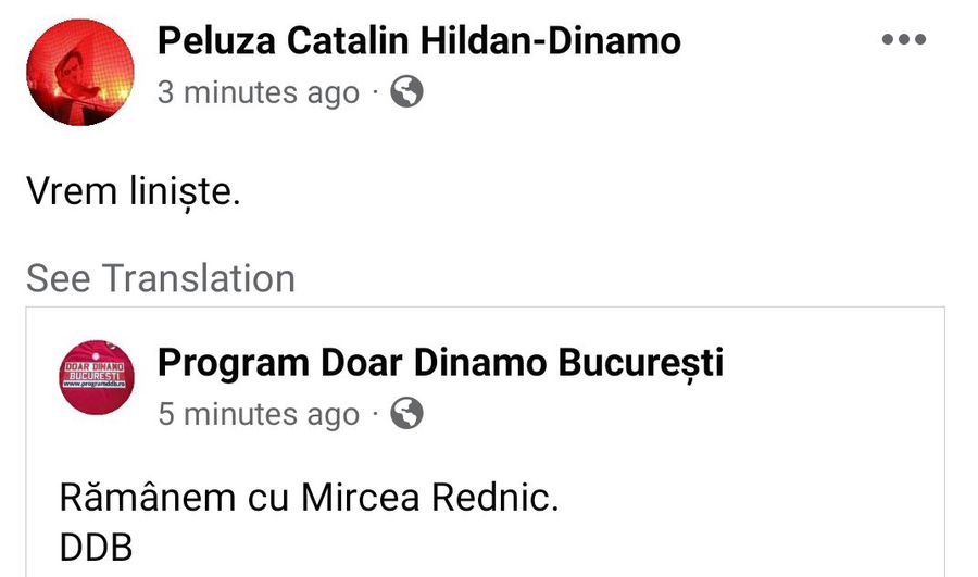 DDB și-a exprimat poziția oficială cu privire la Mircea Rednic