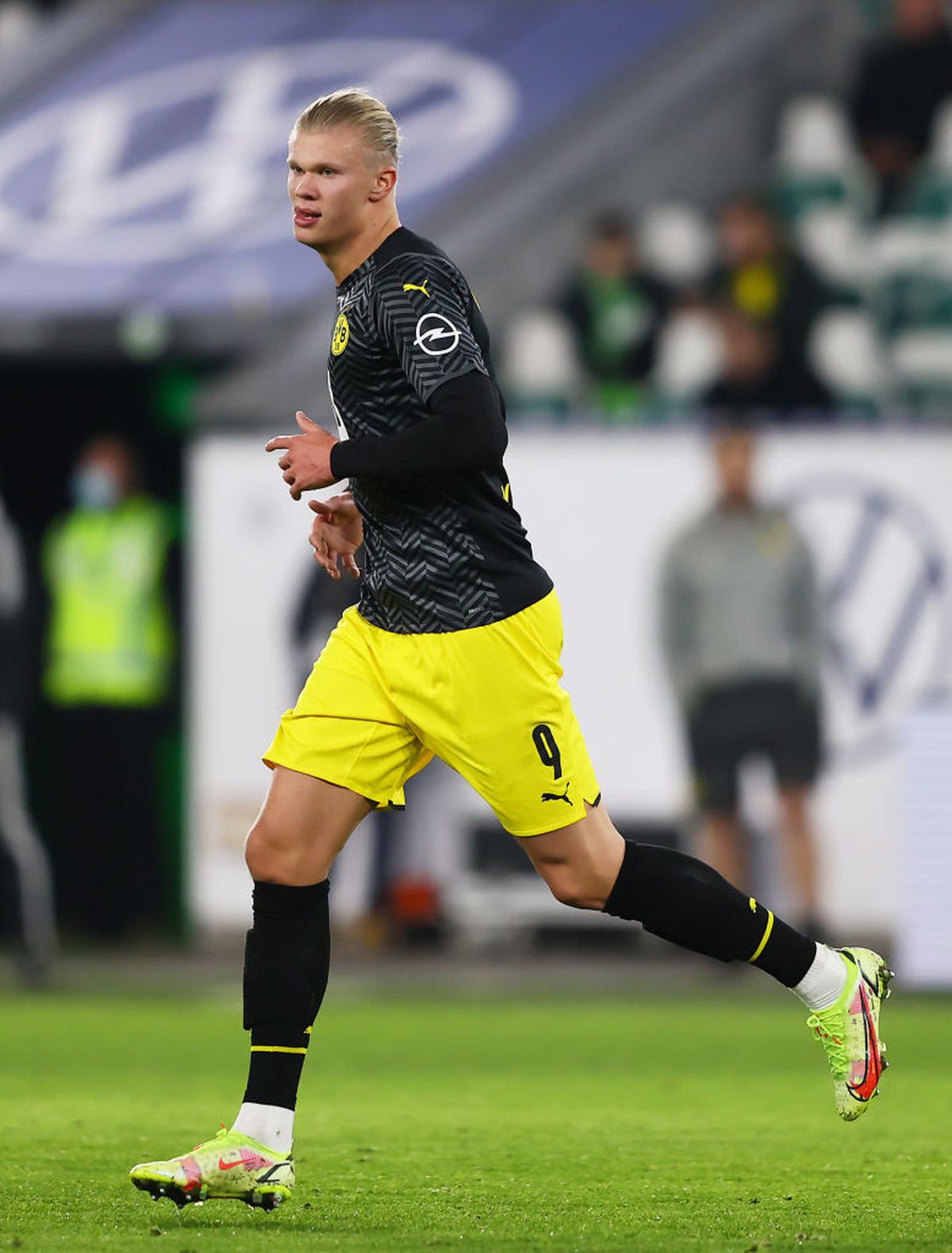 Haaland, faza zilei în Wolfsburg - Dortmund