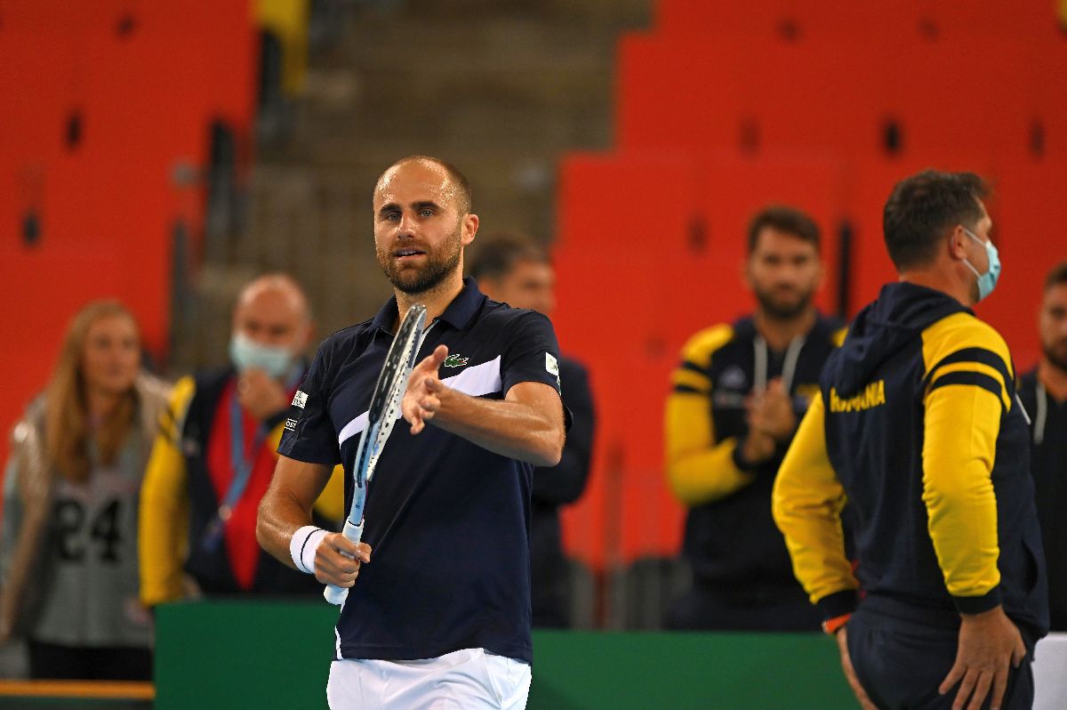 România - Peru 2-0, în prima zi a duelului din Cupa Davis » Victorii clare pentru Frunză și Copil