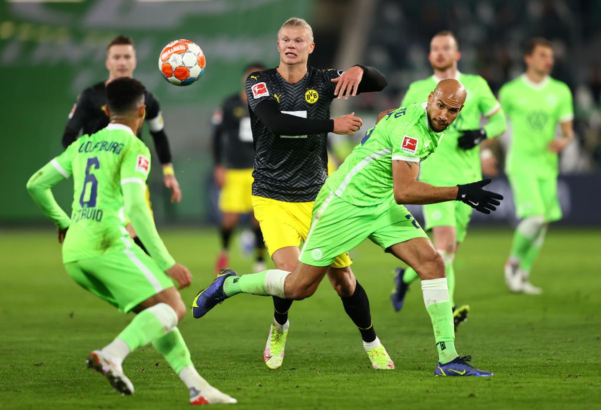 Haaland, faza zilei în Wolfsburg - Dortmund