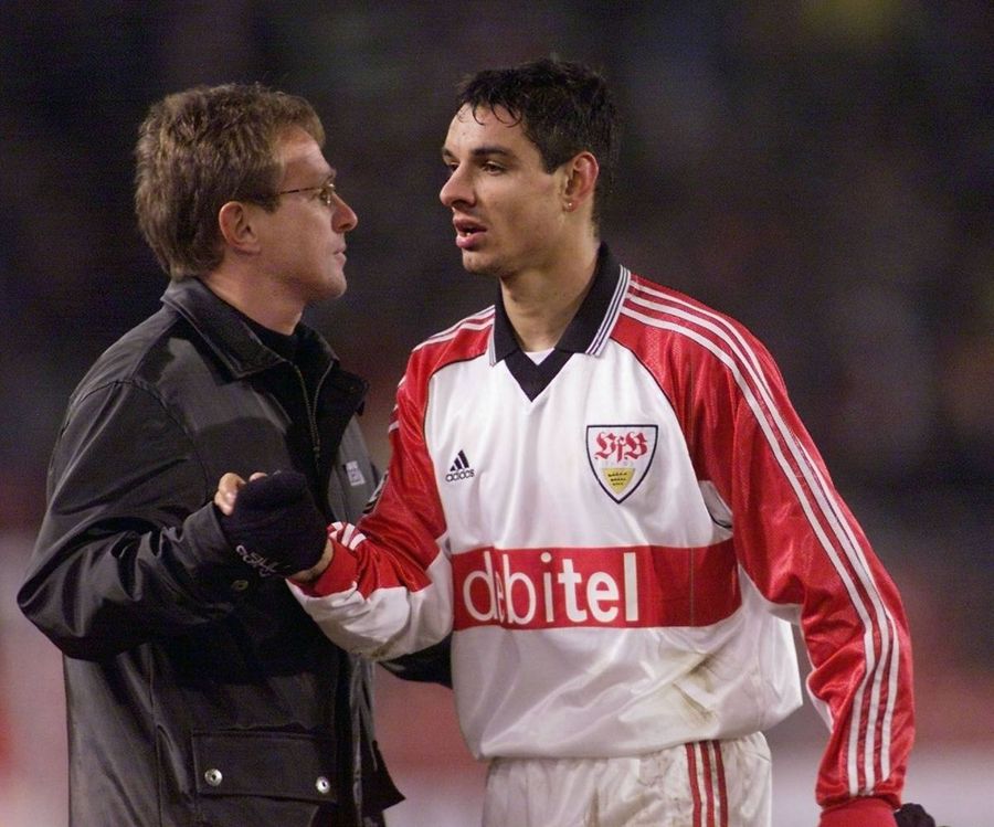 Ionel Ganea, alături de Rangnick Noul antrenor al lui Manchester United a transferat un mare atacant român: „El m-a adus”