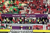 Ce s-a întâmplat pe stadion, după ce un steag al Palestinei a fost afișat peste banner-ul FIFA la Belgia - Maroc » Reporterii GSP au asistat la toată scena