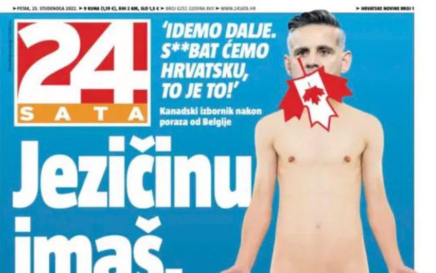 Ironia presei din Croația / Foto: 24sata.hr