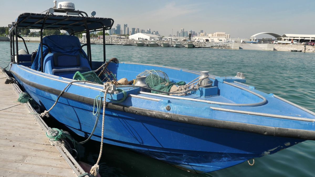 La pescuit de crabi în Doha