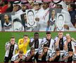 Spania - Germania. În tribunele stadionului Al Bayt, un grup de spectatori qatarezi a afișat mai multe desene cu chipul lui Mesut Ozil în timp ce jucătorul legitimat în prezent la Bașaksehir făcea cu ochiul