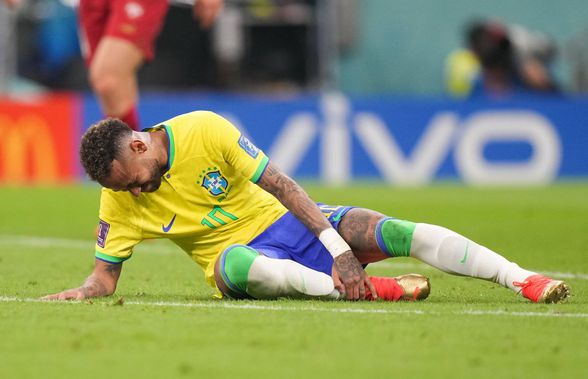 Imaginea dură postată de Neymar și mesajul acestuia » Cum arată glezna starului brazilian după duelul „contondent” cu sârbii