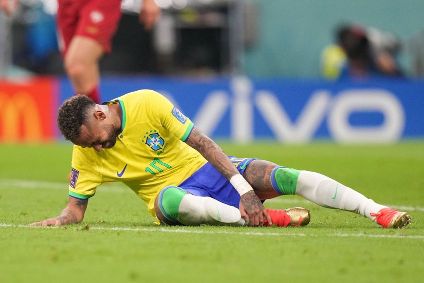 Neymar s-a accidentat în meciul câștigat de brazilieni în fața Serbiei, scor 2-0.
Foto: Imago