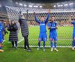 Fotbaliștii roș-albaștrilor au scandat alături de galerie și au ironizat-o pe Dinamo