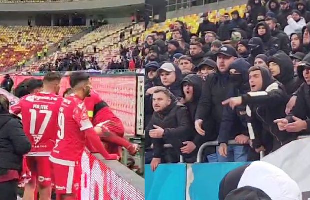 Scandal după derby! Ultrașii lui Dinamo n-au mai suportat și și-au vărsat furia pe jucători » Scenele surprinse de reporterii GSP
