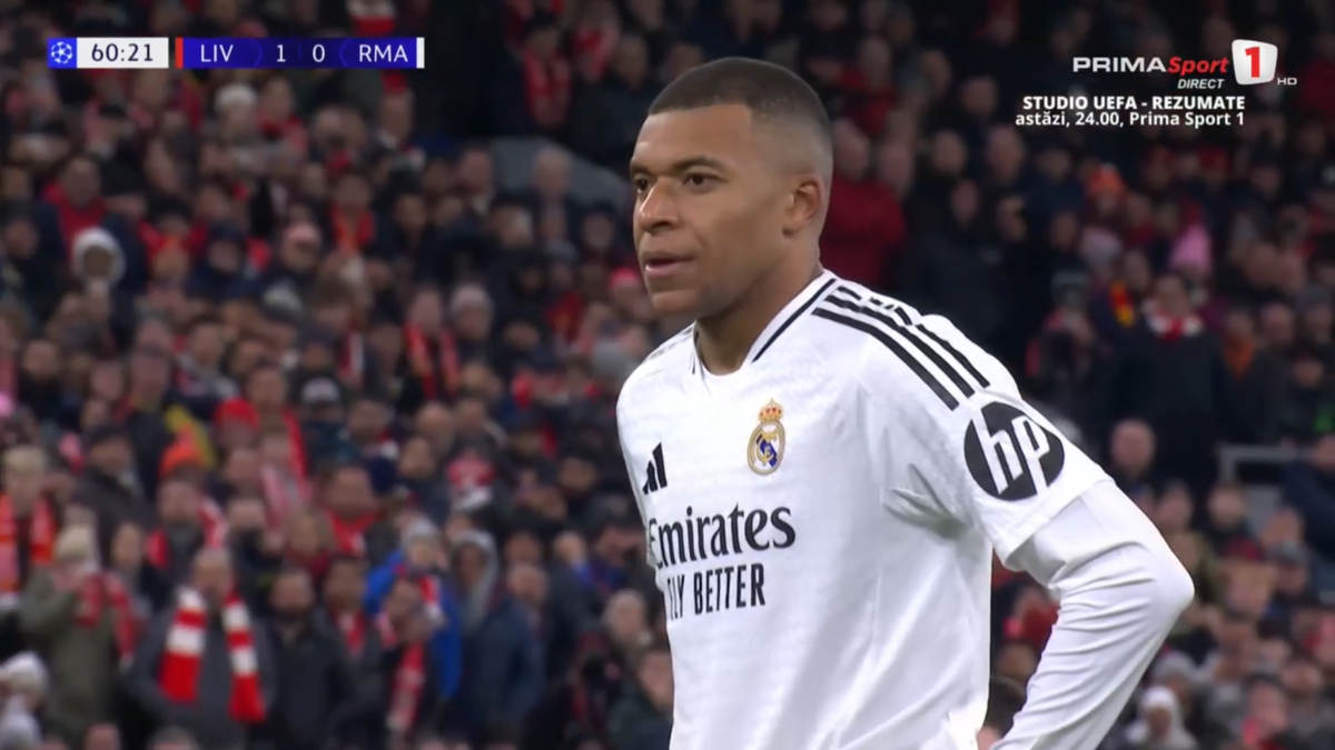 Kylian Mbappe a rămas dator și după Liverpool - Real Madrid