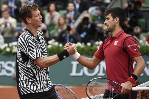 Tomas Berdych și Novak Djokovic la Roland Garros 2016 Foto: Imago