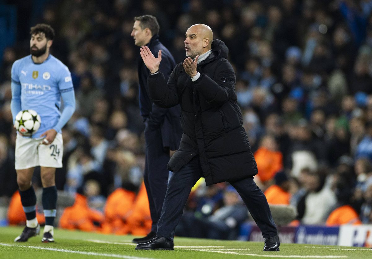 Pep Guardiola s-a însângerat la meciul din Liga Campionilor