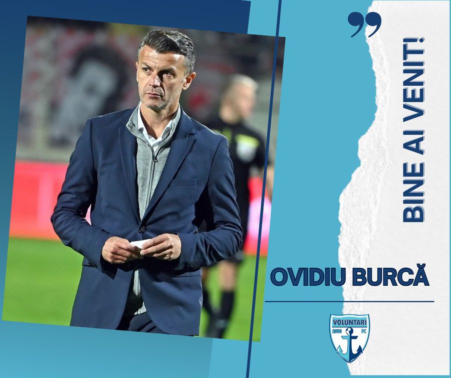 Ovidiu Burcă, prezentat oficial la FC Voluntari: „Obiectivele noastre rămân clar definite”