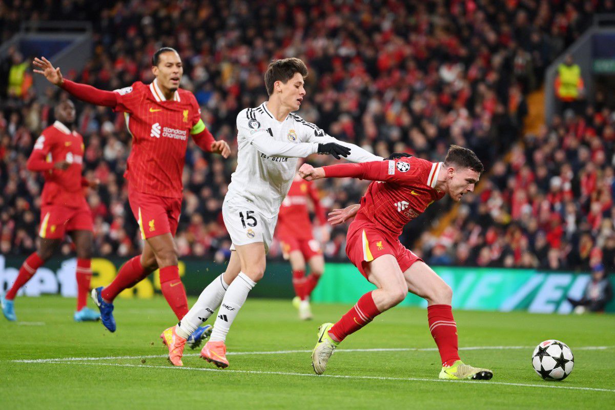 Liverpool - Real Madrid 2-0 » Au dat faliment la „Slot-Machine”. Realul a fost dominată total pe Anfield și TREMURĂ pentru calificare!