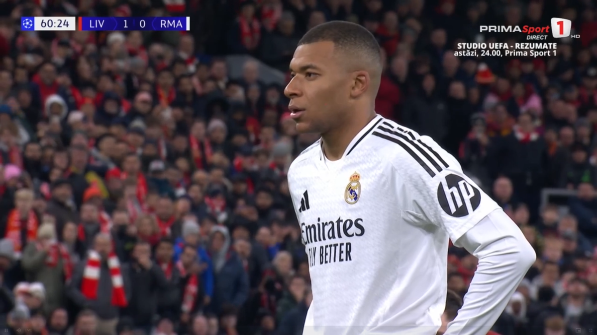 Kylian Mbappe a rămas dator și după Liverpool - Real Madrid