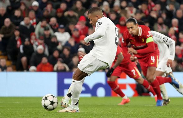 Atacat din toate părțile, Mbappe a lăsat-o la greu pe Real Madrid pe Anfield