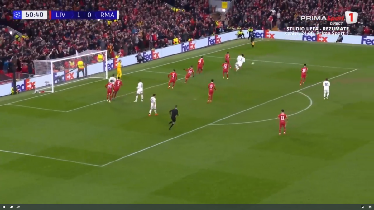 Atacat din toate părțile, Mbappe a lăsat-o la greu pe Real Madrid pe Anfield