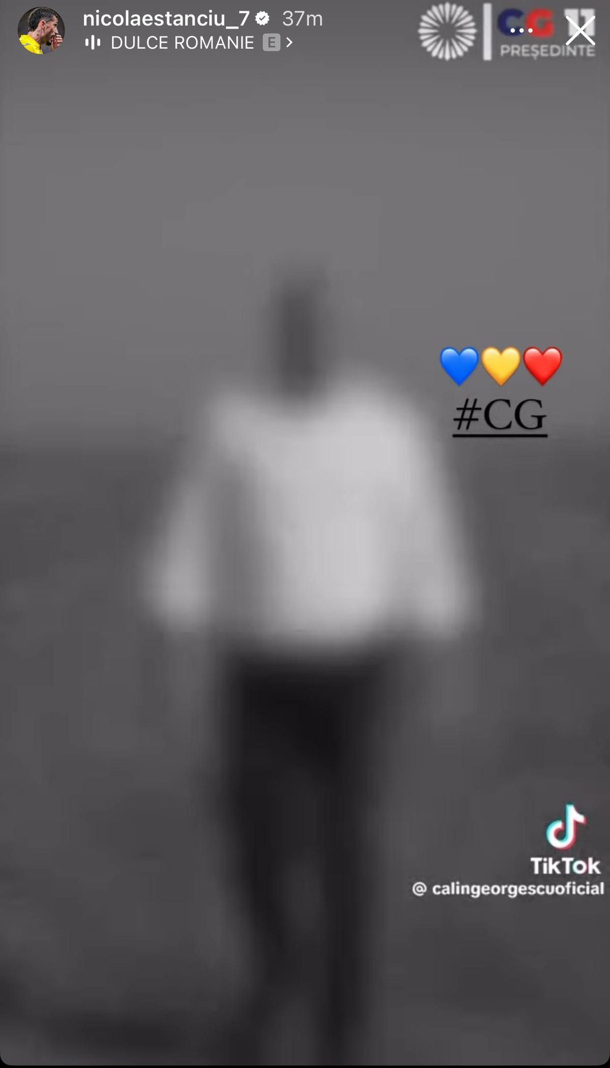 Căpitanul naționalei a dat de înțeles cu cine votează, apoi a șters totul și a întors-o: „Nu eu am postat”