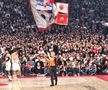 Electric Crvena Zvezda: atmosferă de excepție la baschet în EuroLiga