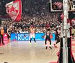 Electric Crvena Zvezda: atmosferă de excepție la baschet în EuroLiga
