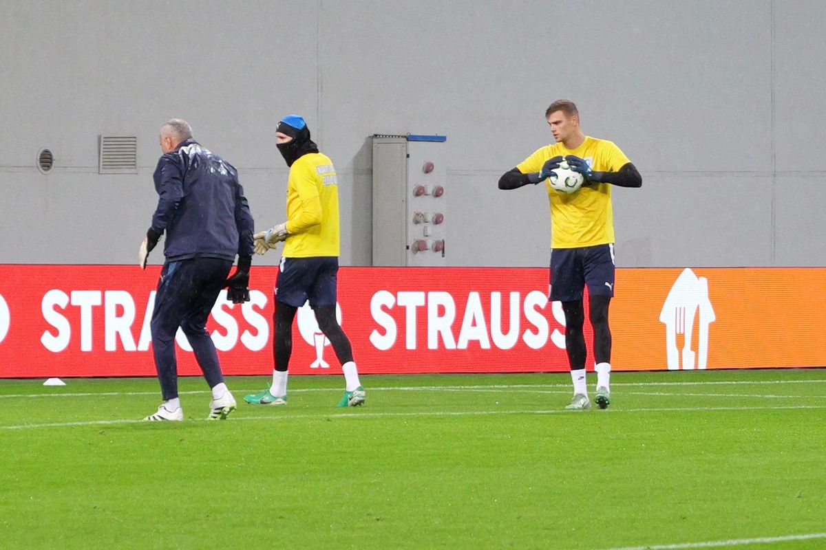 Universitatea Craiova - Mainz, imagini de la încălzire