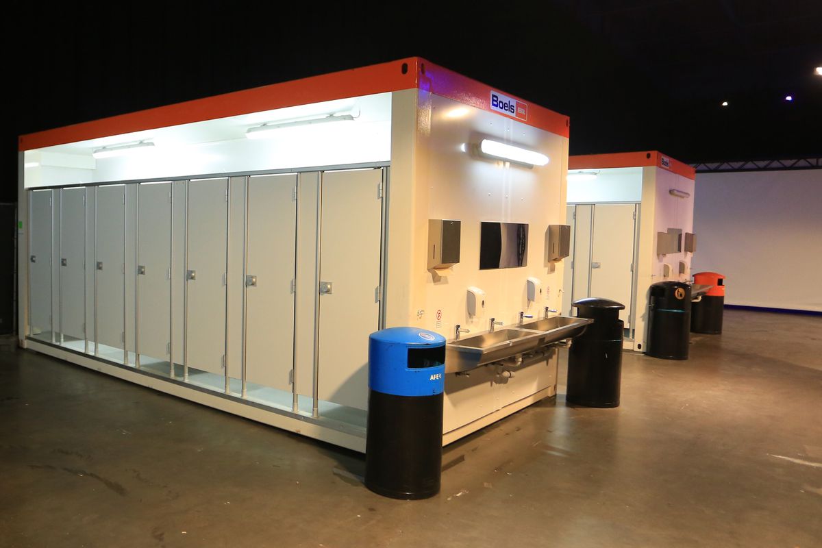 Imagini din sala Rotterdam Ahoy