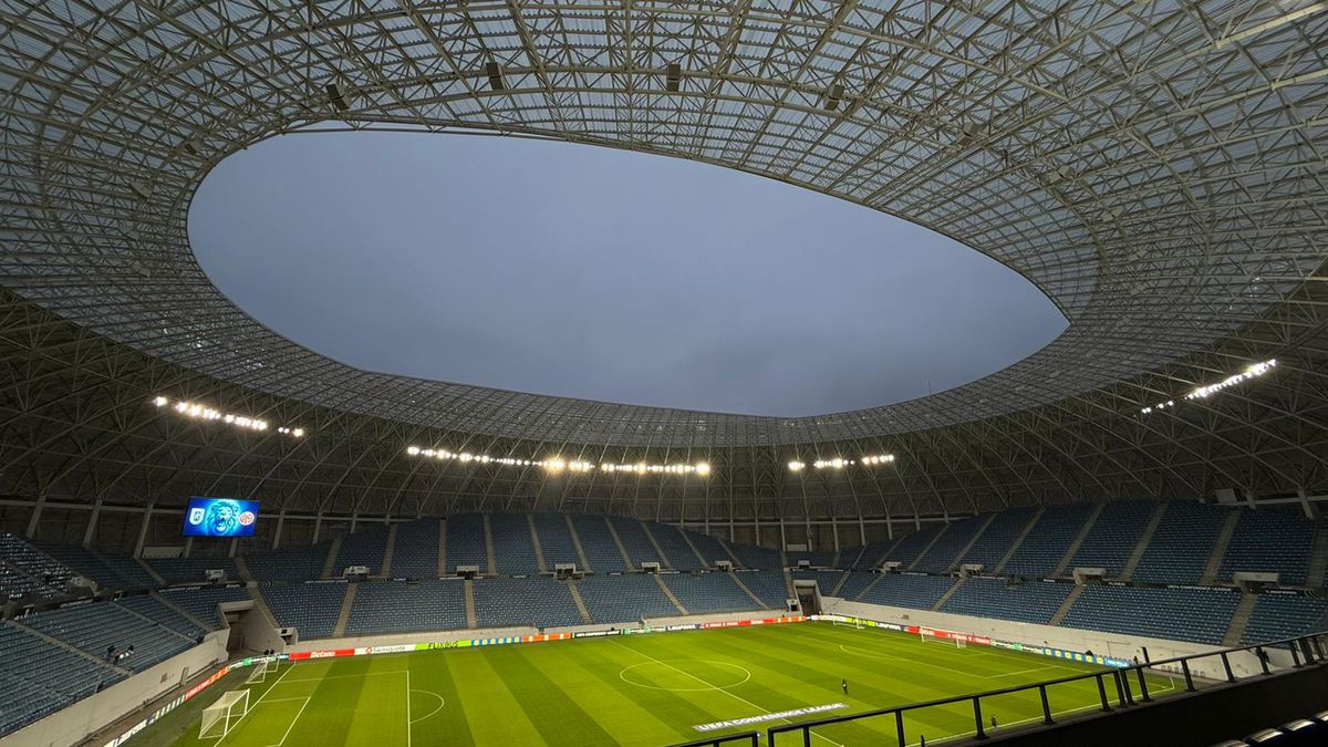 Universitatea Craiova - Mainz, imagini înaintea partidei din Conference League