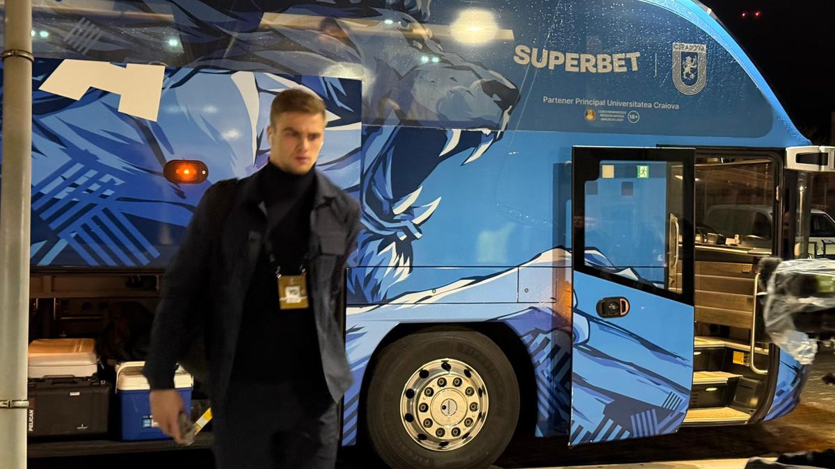 Universitatea Craiova - Mainz, imagini înaintea partidei din Conference League