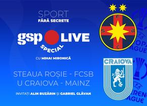 Universitatea Craiova - Mainz și Steaua Roșie - FCSB » Comentăm meciurile echipelor românești cu Gabriel Glăvan și Alin Buzărin