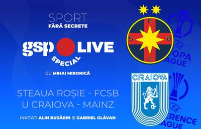 Universitatea Craiova - Mainz și Steaua Roșie - FCSB » Comentăm meciurile echipelor românești cu Gabriel Glăvan și Alin Buzărin