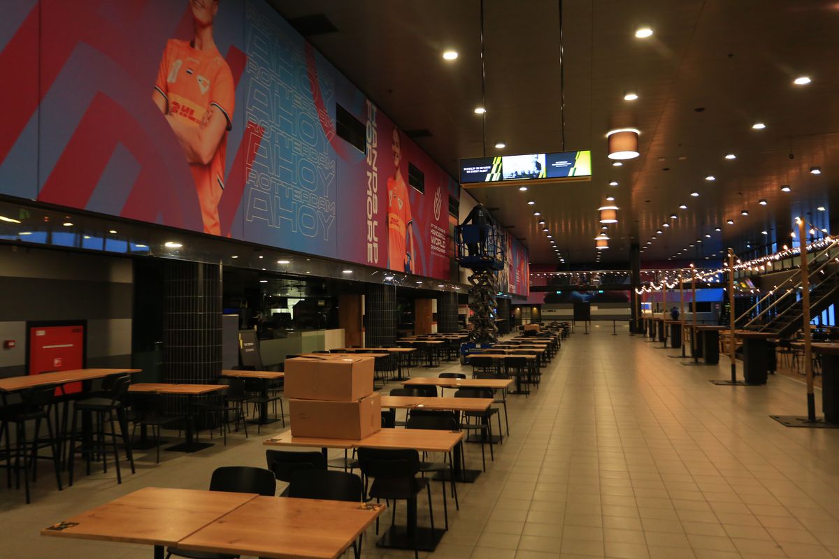 Imagini din sala Rotterdam Ahoy